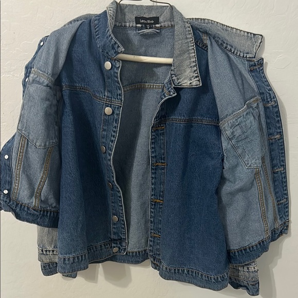 Dohble Lined Blue Denim Jacket - Picture 4 of 5